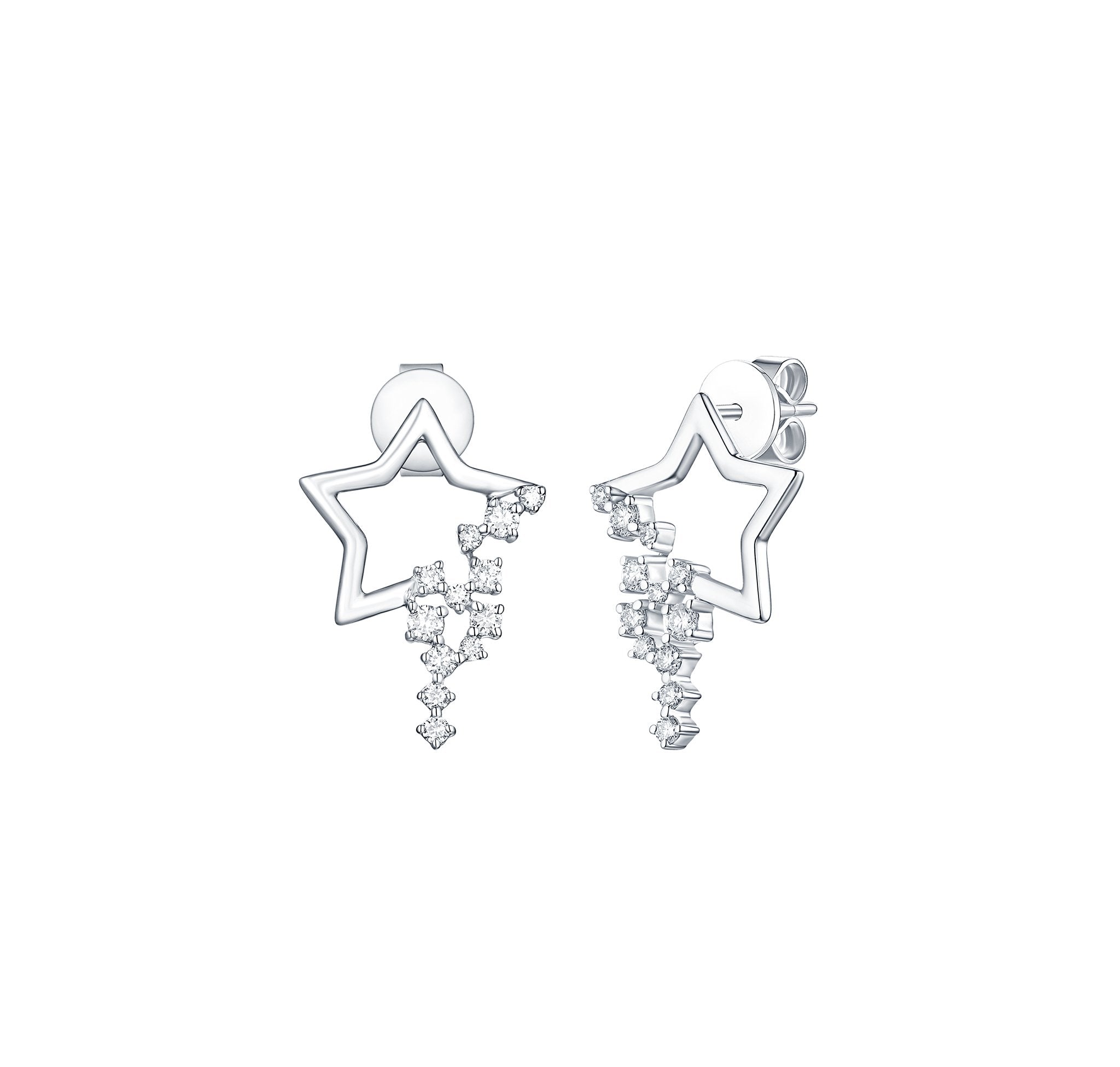 Drizzle 0.34ct Lab Grown Diamond Earrings E-00365WHT