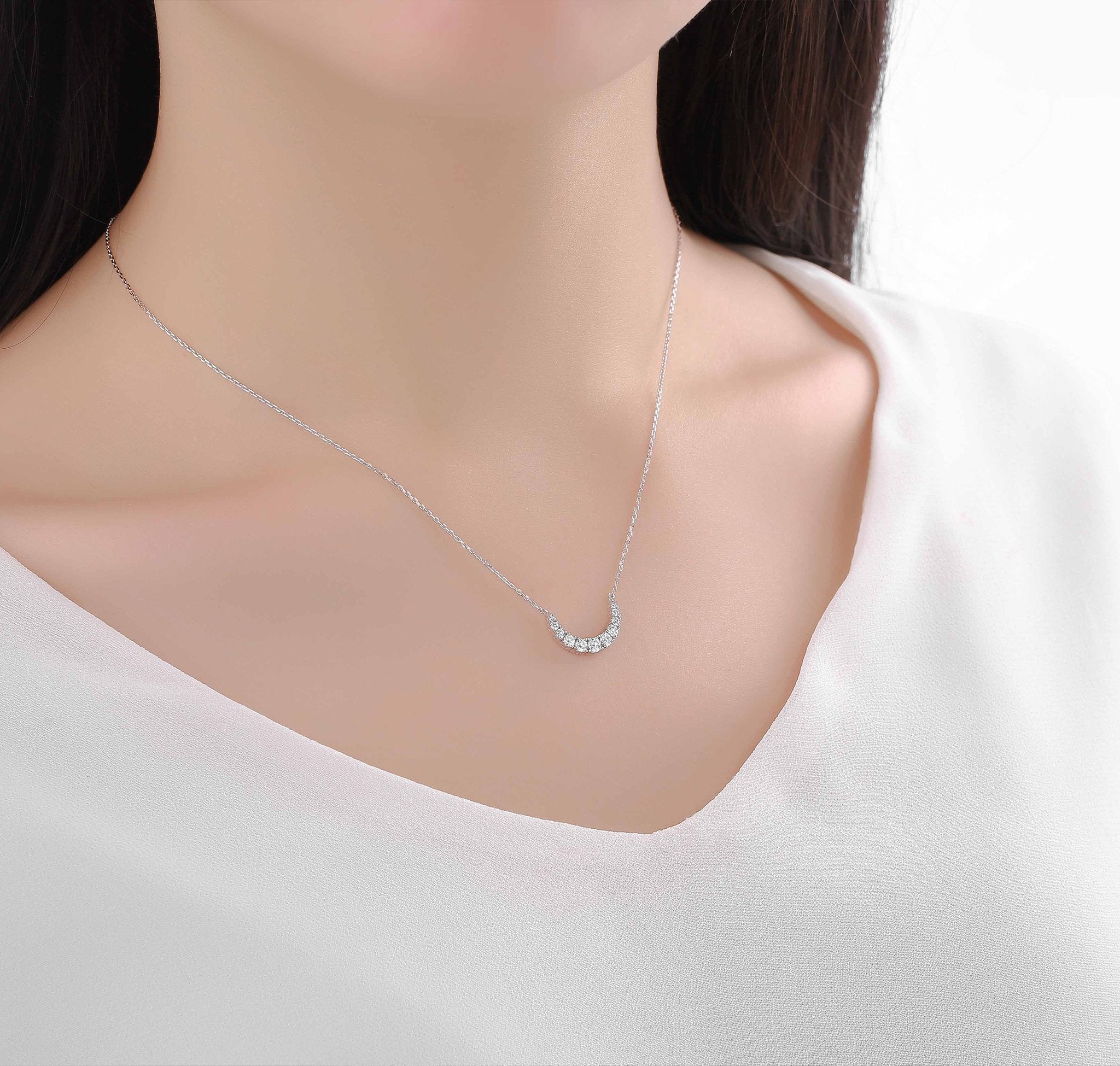 smiling rocks K10wg ネックレス