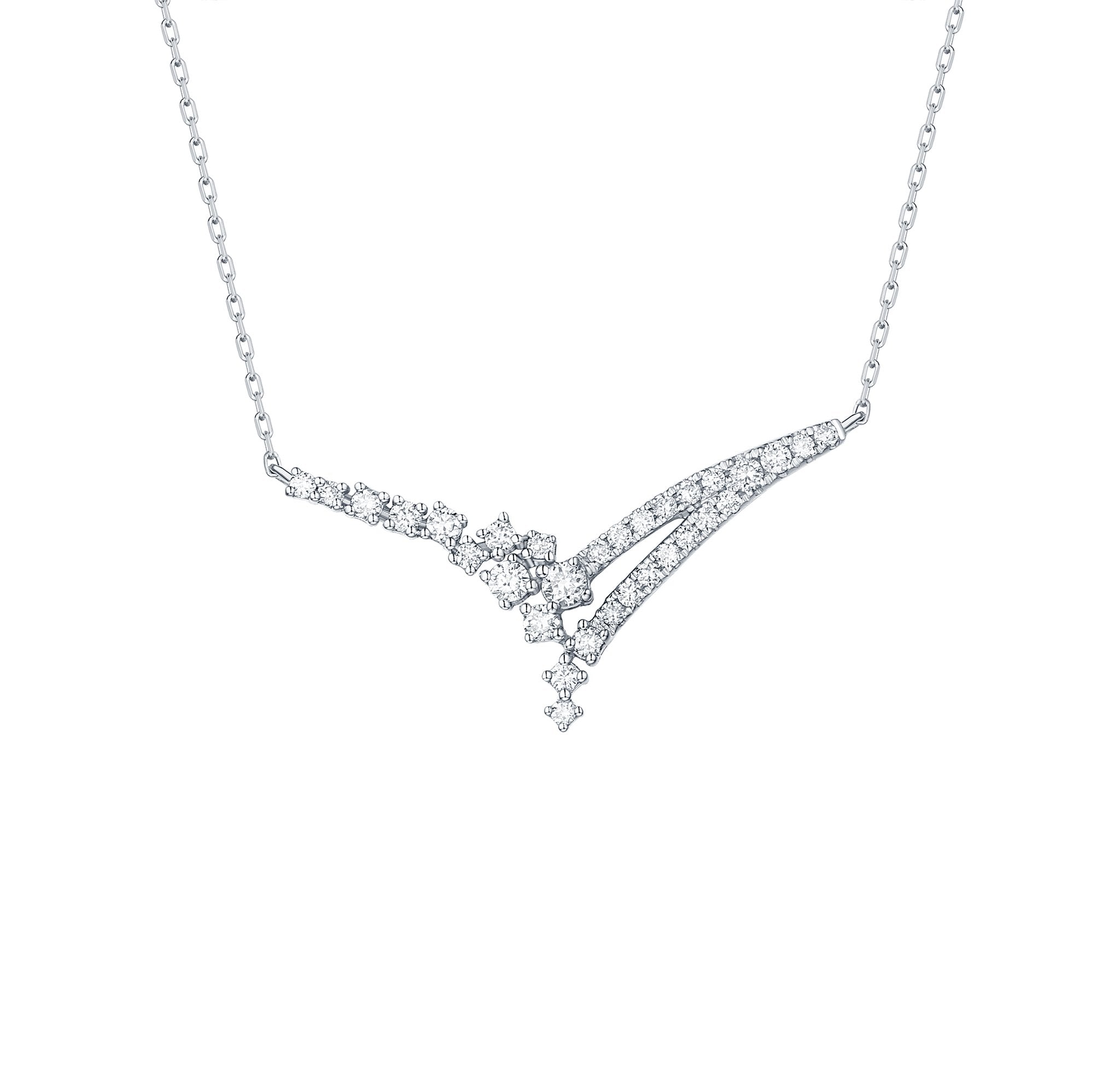 Drizzle 0.38ct Lab Grown Diamond Necklace NL-00371WHT