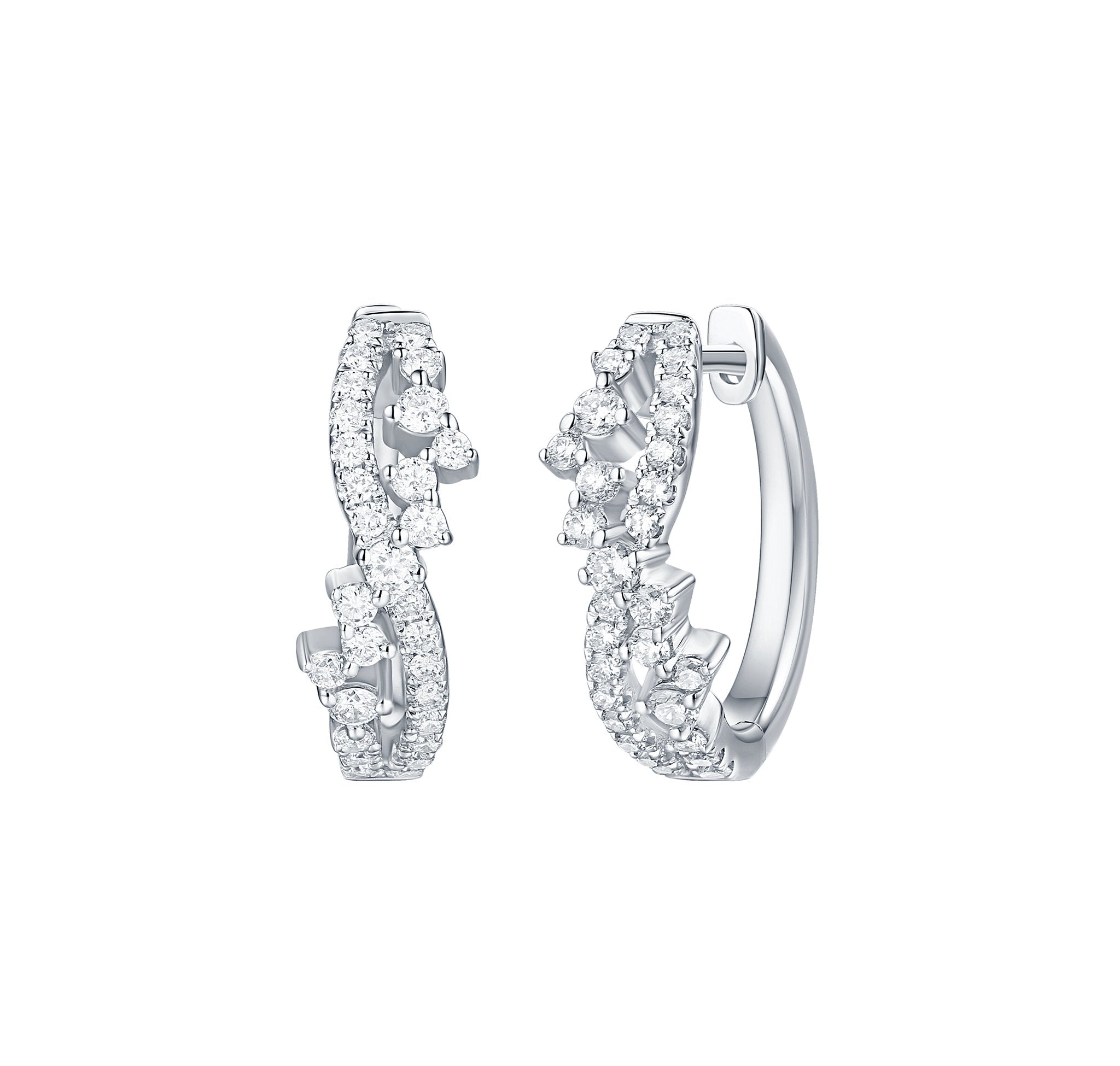 Drizzle 0.63ct Lab Grown Diamond Earrings E-00346WHT