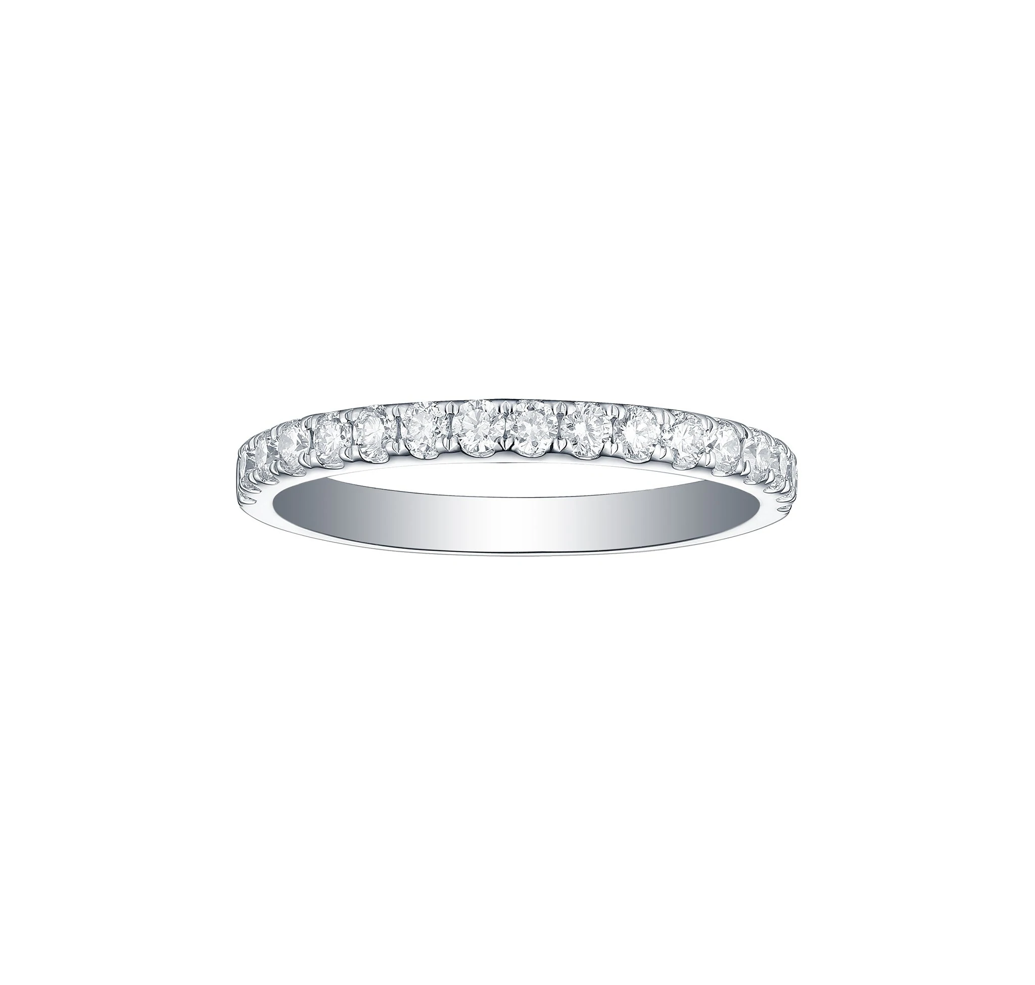Essentials 0.50ct Half Eternity Band R-00012WHT