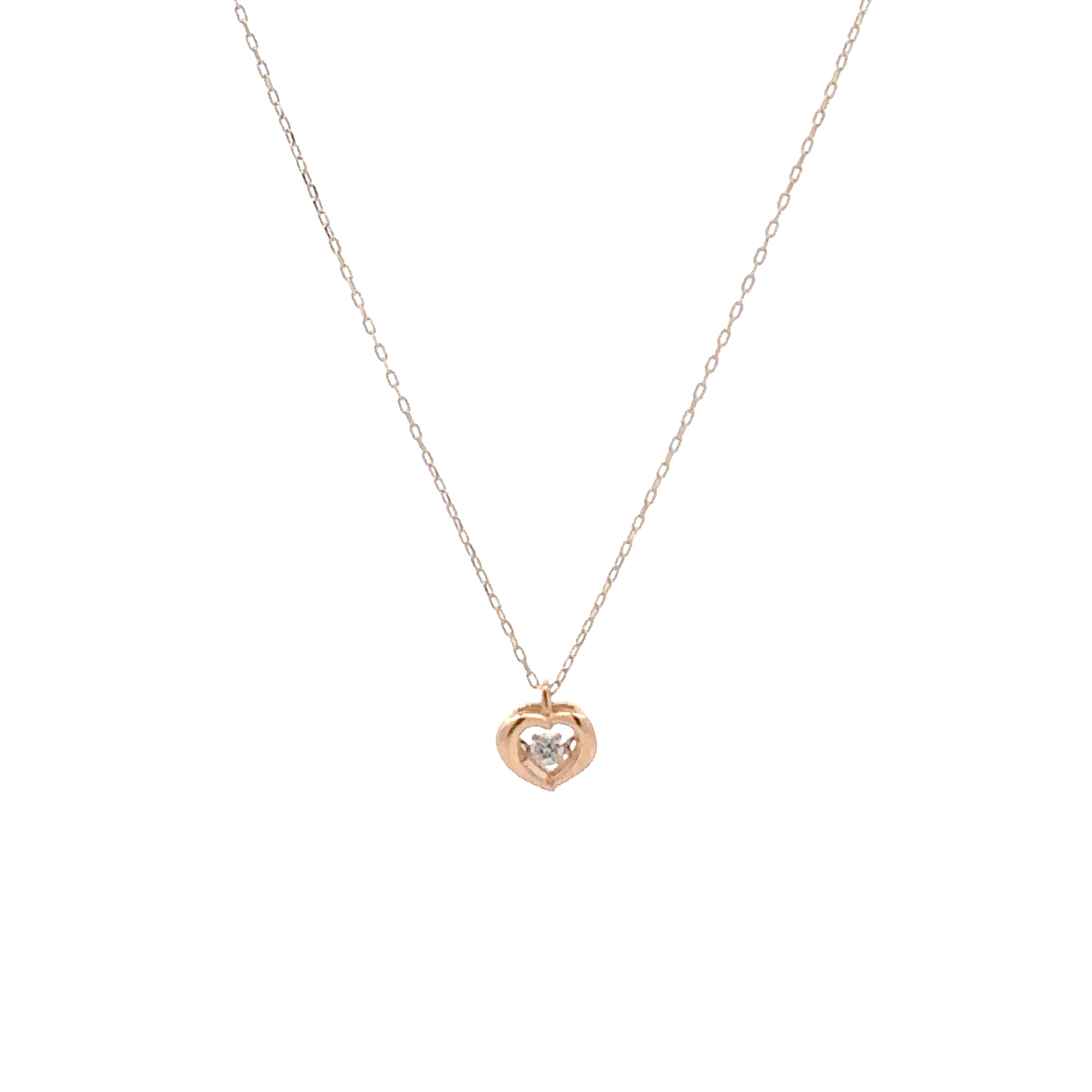 K10YGダンシングストーンネックレス