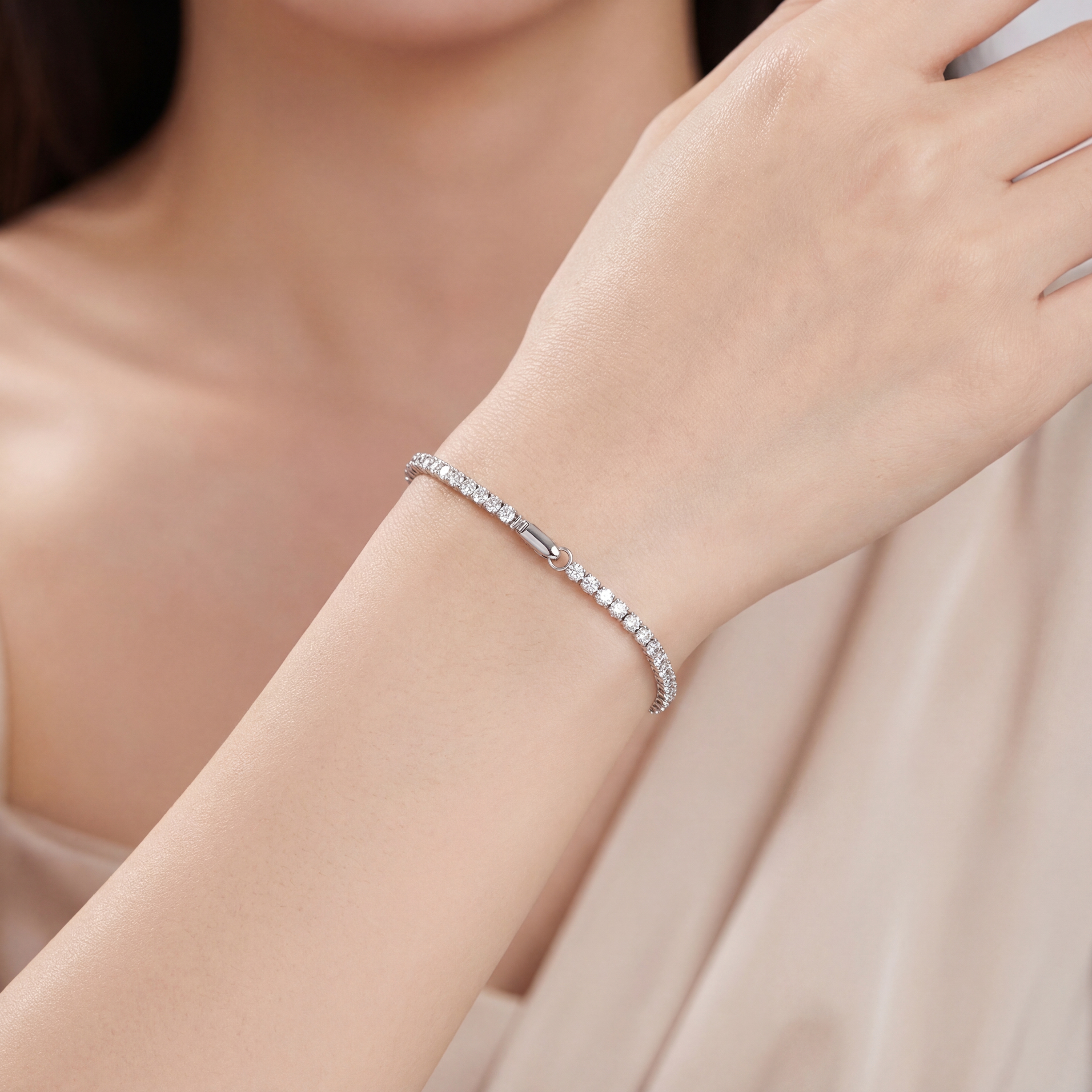 Ptテニスブレスレット