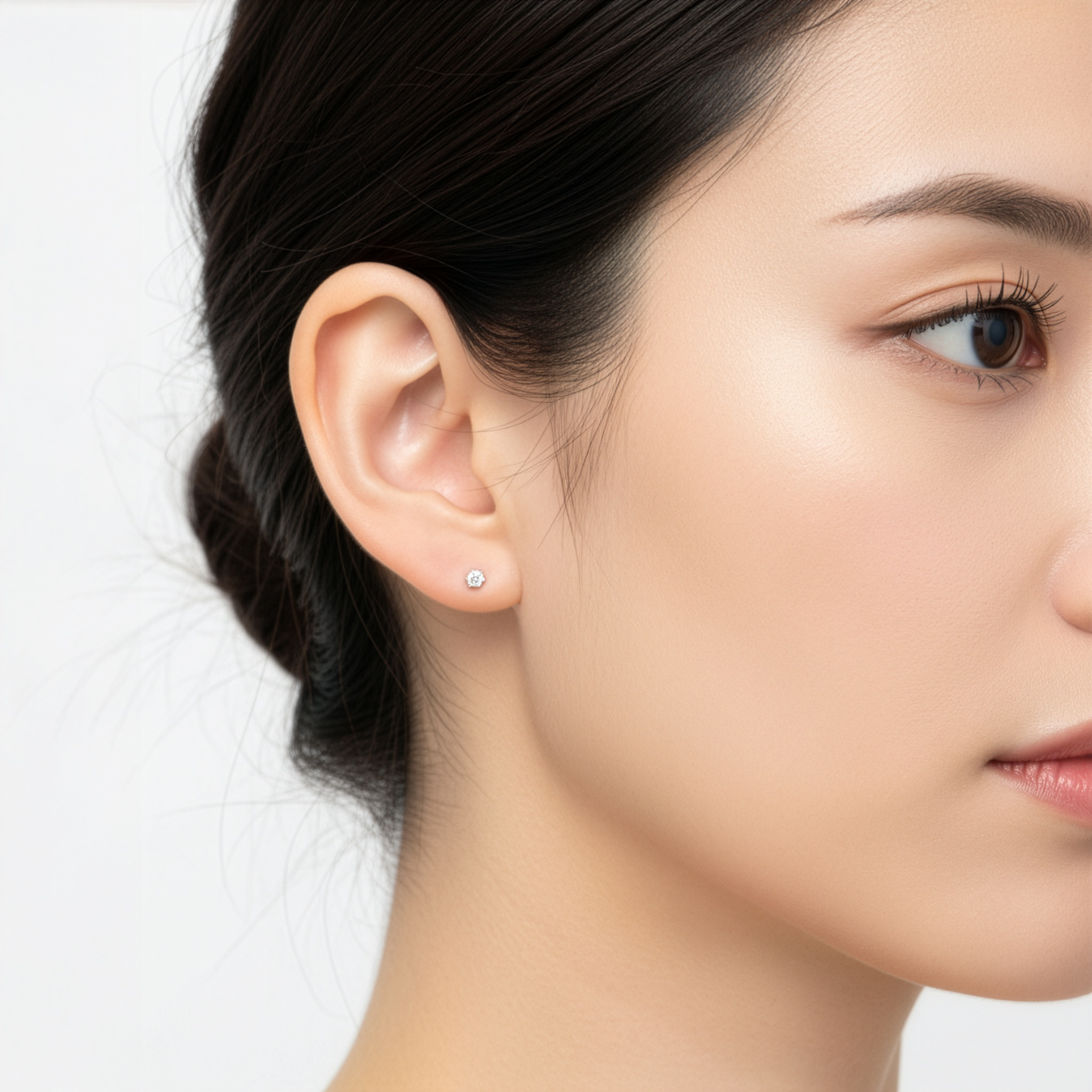 Pt 0.3ct 0.3ct ピアス