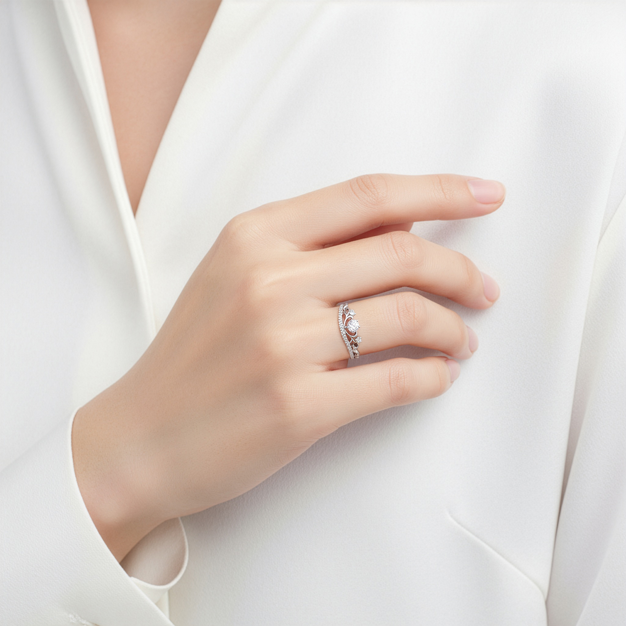 Ptラボグロウンダイヤモンドリング