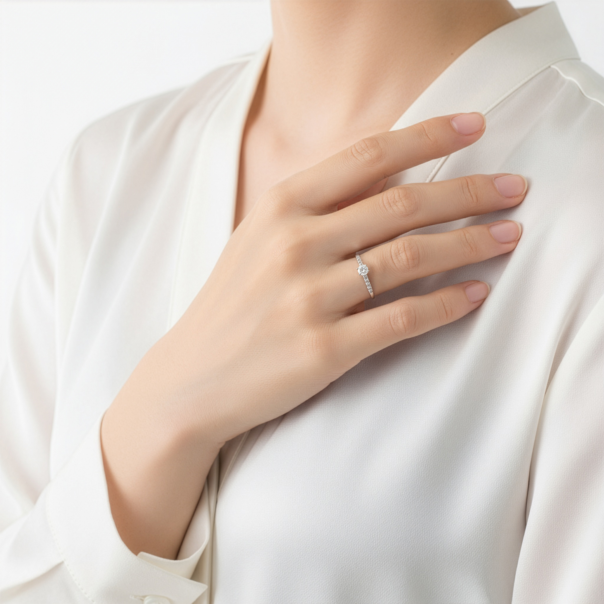 Ptラボグロウンダイヤモンドリング